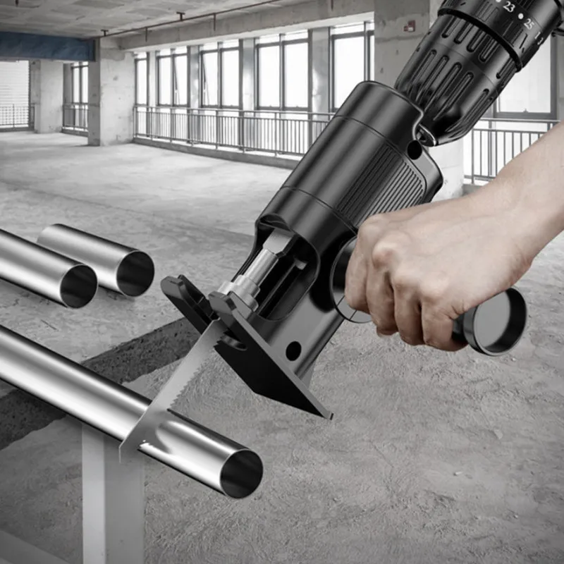 Reciprocating Saw Attachment Drill - Testere Dönüştürücü Adaptörü, Elektrikli Matkap için