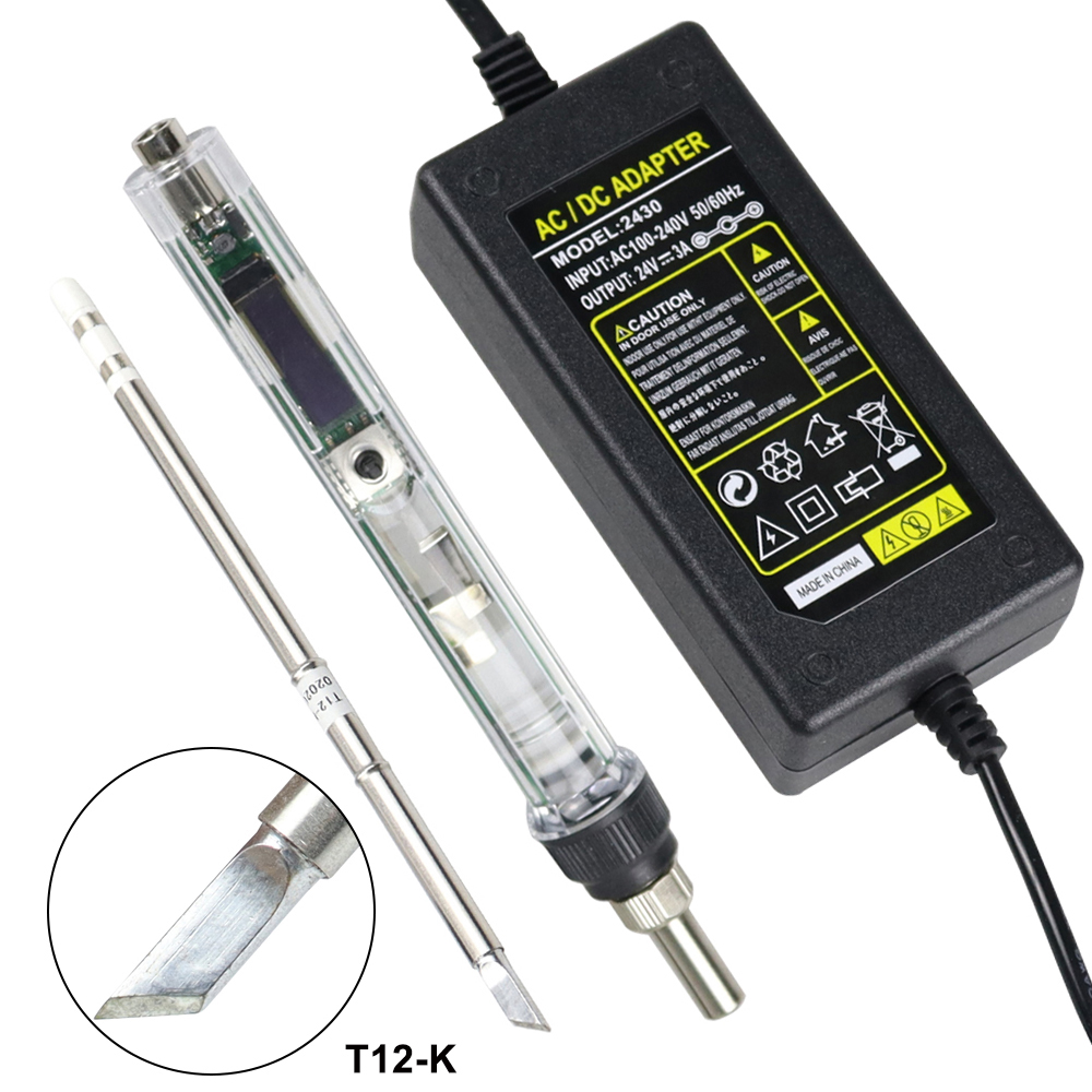 Digital Soldering Station T12 - T12 Elektrikli Havya Kiti DC 12-24V