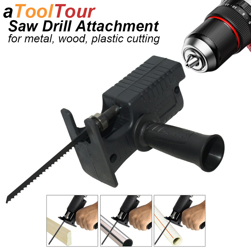 Reciprocating Saw Attachment Drill - Reciprocate Testere Adaptörü Elektrikli Matkap Aparatı