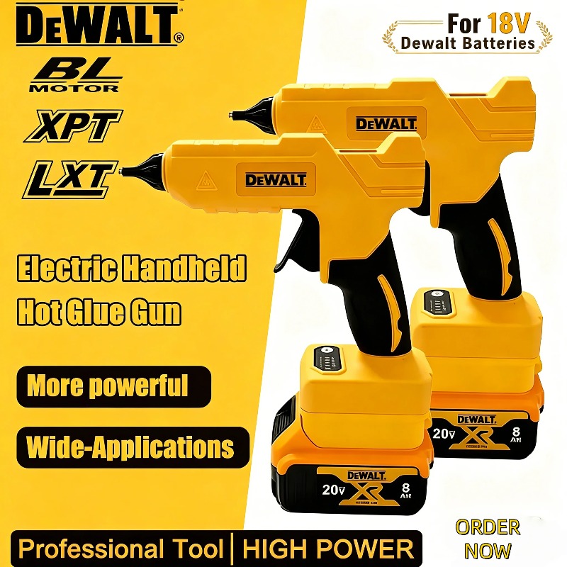 Hot Melt Glue Gun Cordless - Dewalt Kablosuz Elektrikli El Tipi Sıcak