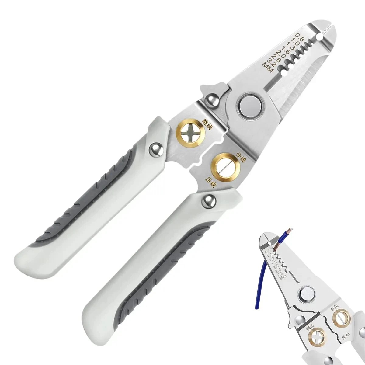 Automatic Wire Stripper Cutter - 6 In 1 Tel Striptizci Özel