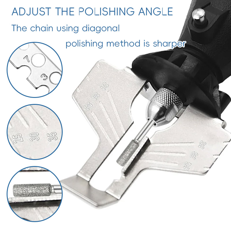 Reciprocating Saw Attachment Drill - Elektrikli Testere Zincirleri Bileme Seti, Taşlama