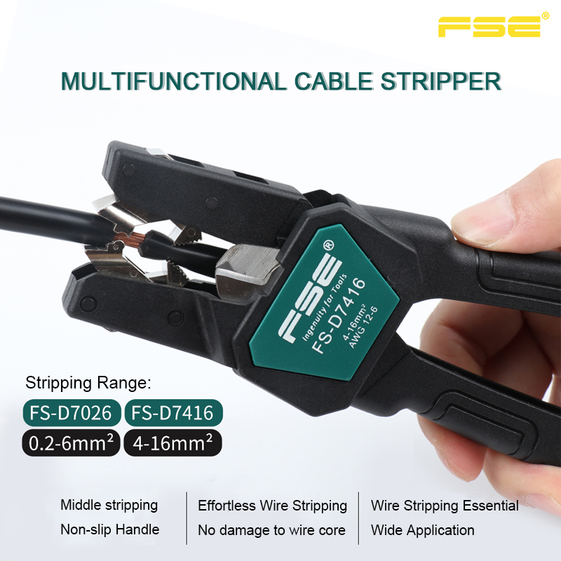 Automatic Wire Stripper Cutter - FSE-D7026 Kablo Soyucu - Profesyonel Elektrikçi