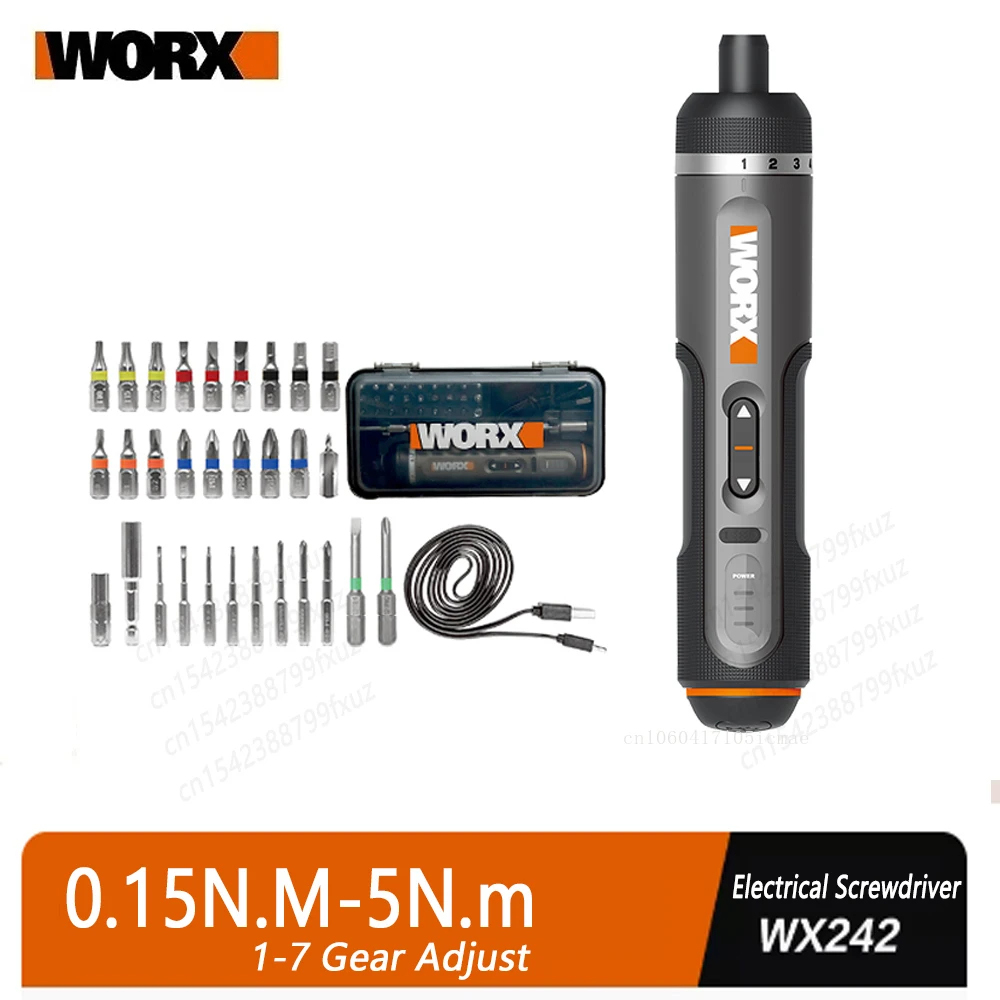 Electric Screwdriver Rechargeable Usb - WORX WX242 4 V Elektrikli Tornavida
