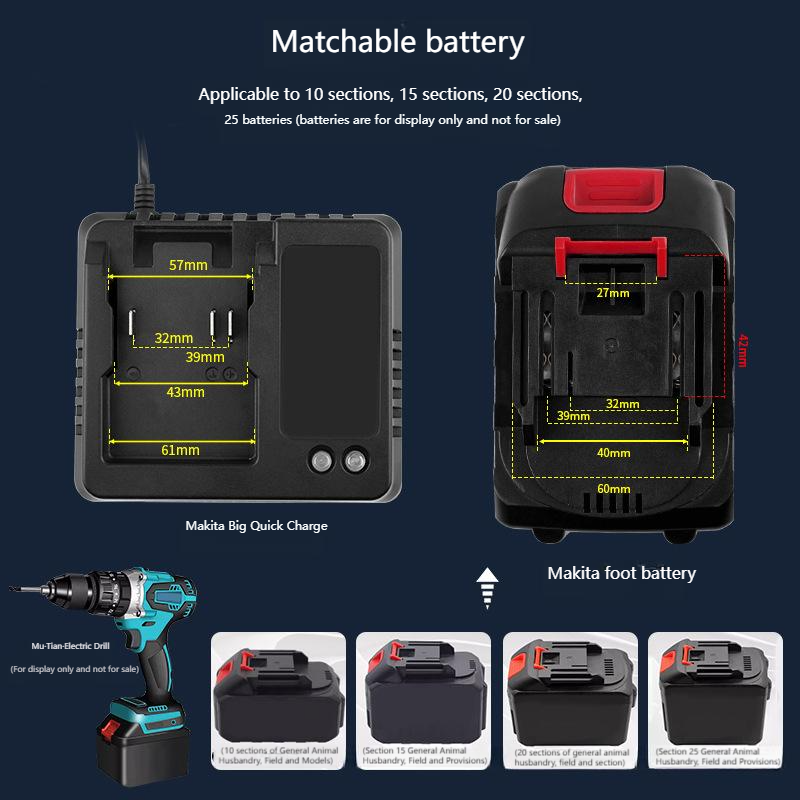 AB ABD 18V 21V Şarj Cihazı Mak - Brushless Cordless Electric Drill 18V incelemesi ve fiyatı