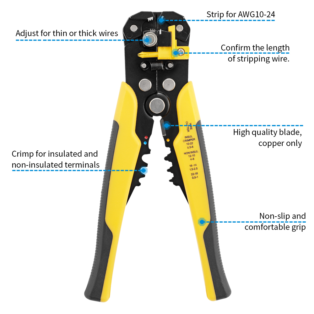 Kablo Soyma Aleti Çok Amaçlı P - Automatic Wire Stripper Cutter incelemesi ve fiyatı