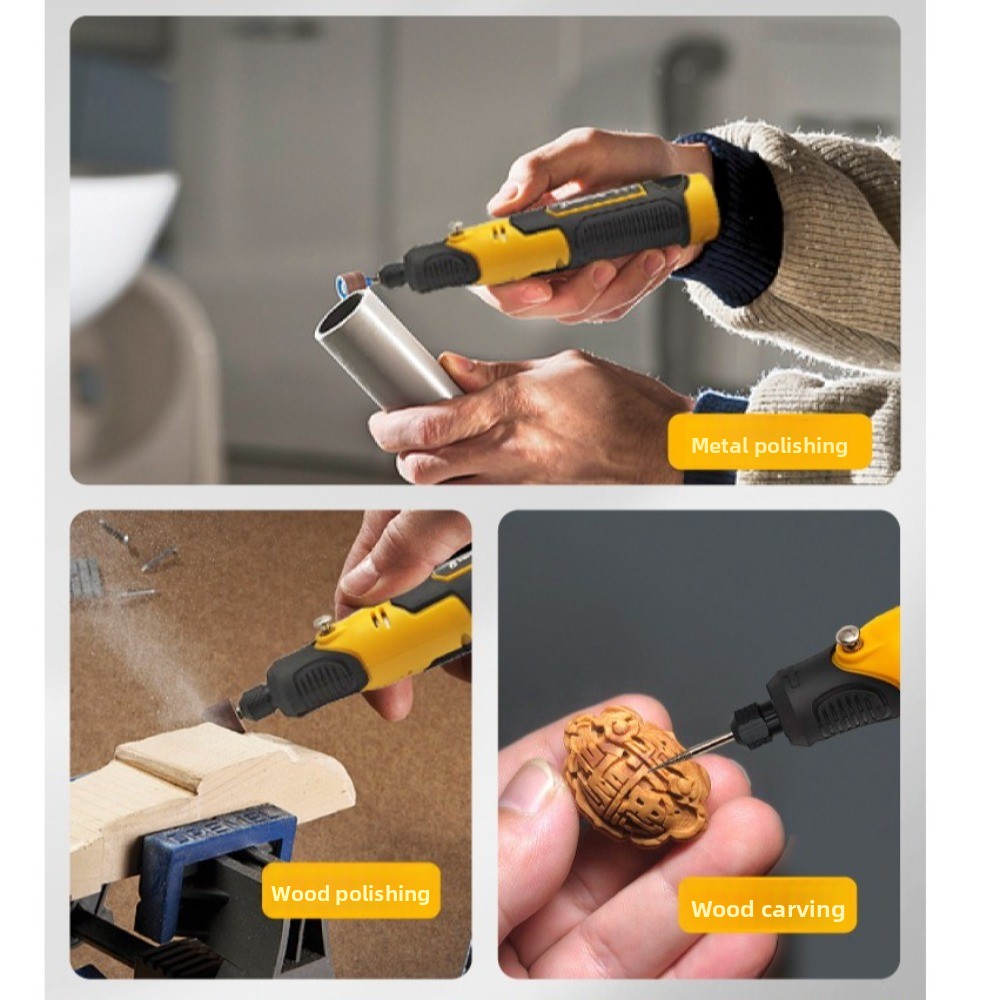 Akülü Mini Öğütücü 3 Hız Ayarl - Cordless Rotary Tool Kit Accessories incelemesi ve fiyatı