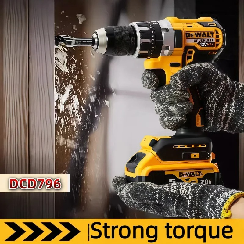 Dewalt Akülü DCD796 Darbeli El - Brushless Cordless Electric Drill 18V incelemesi ve fiyatı