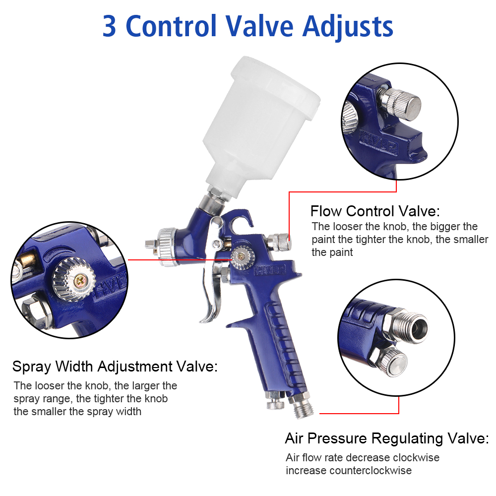 Mini hava boya sprey tabancala - Airbrush Kit With Mini Compressor incelemesi ve fiyatı