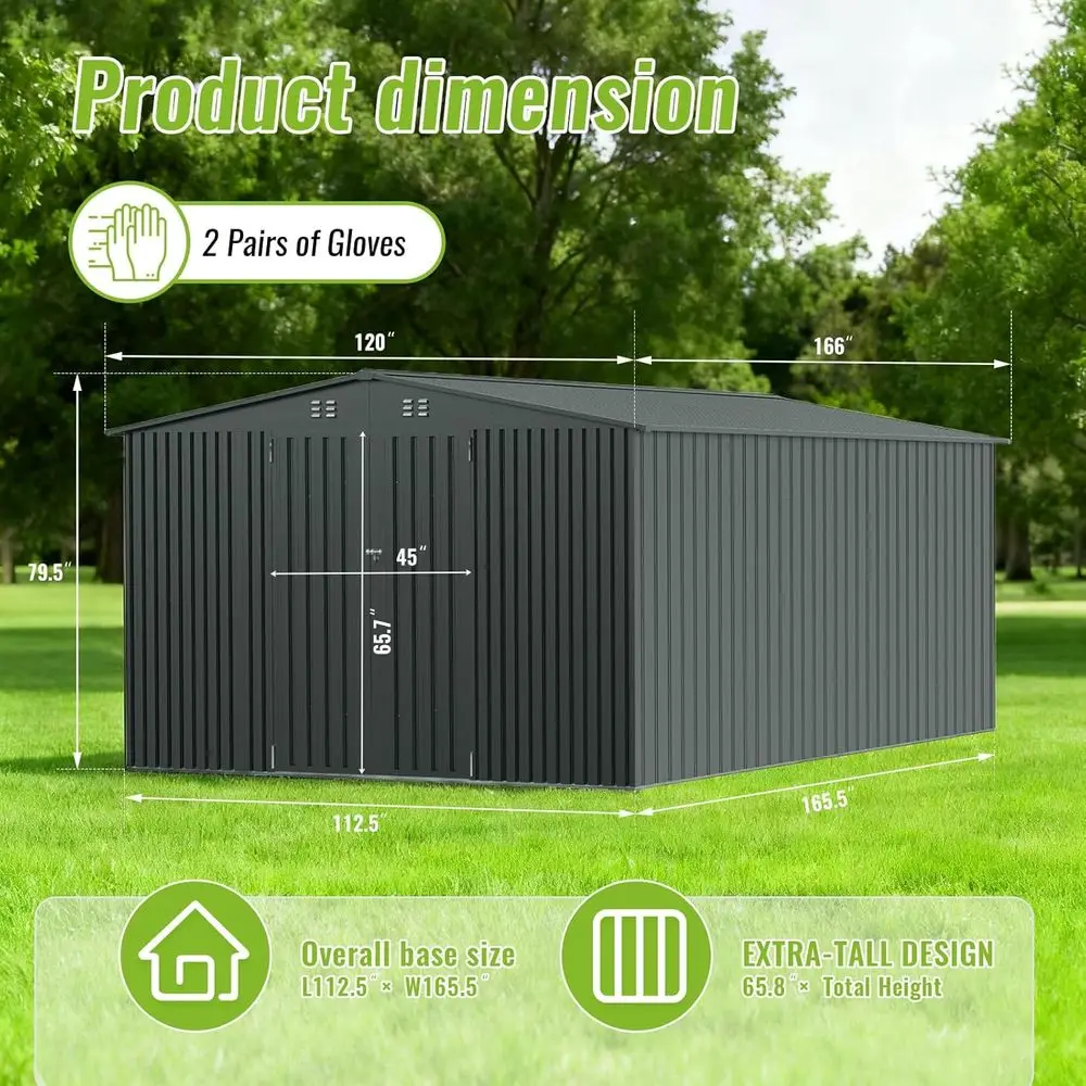 Dayanıklı Metal Dış Mekan Depo - Garden Tools incelemesi ve fiyatı