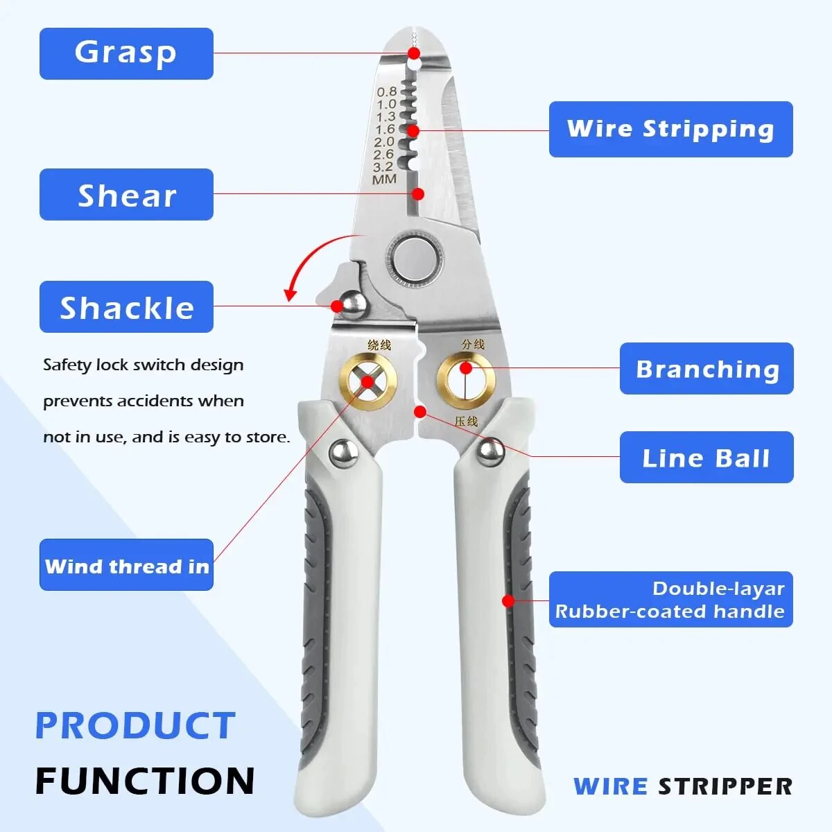 6 In 1 Tel Striptizci Özel Tel - Automatic Wire Stripper Cutter incelemesi ve fiyatı