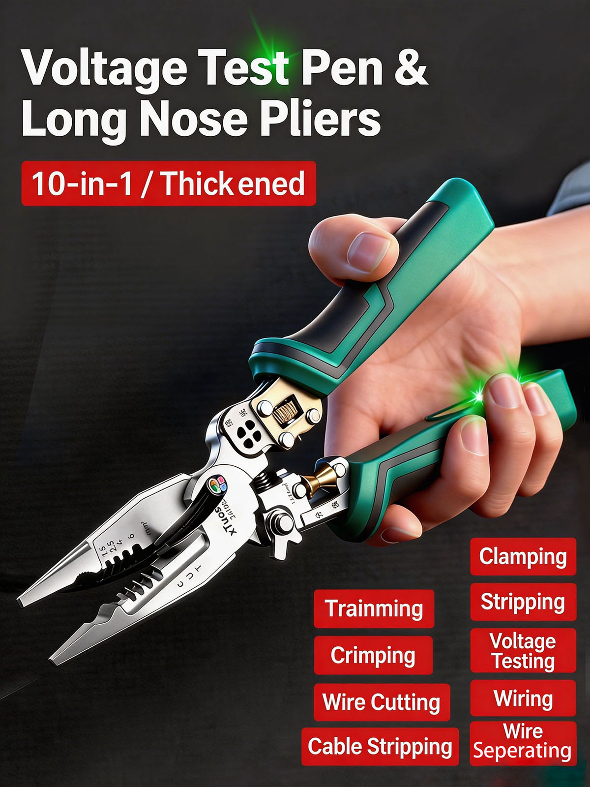 10'u 1 Arada Çok Fonksiyonlu K - Automatic Wire Stripper Cutter incelemesi ve fiyatı