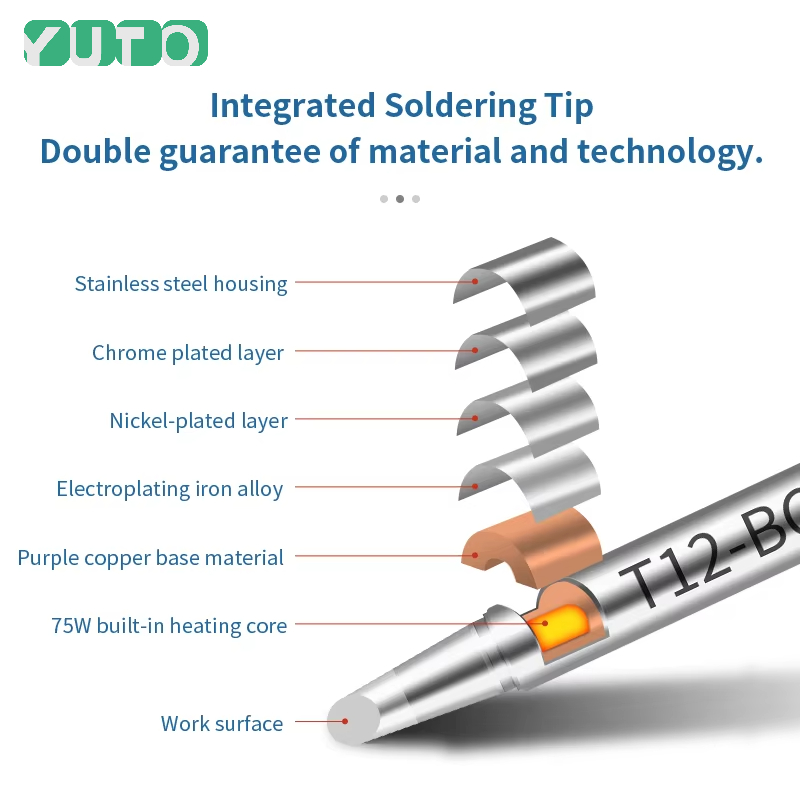 10 adet T12 Seti Havya Uçları  - Digital Soldering Station T12 incelemesi ve fiyatı