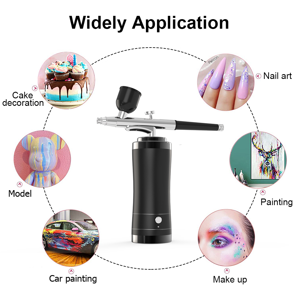 Airbrush Akülü Airbrush Kiti K - Airbrush Kit With Mini Compressor incelemesi ve fiyatı