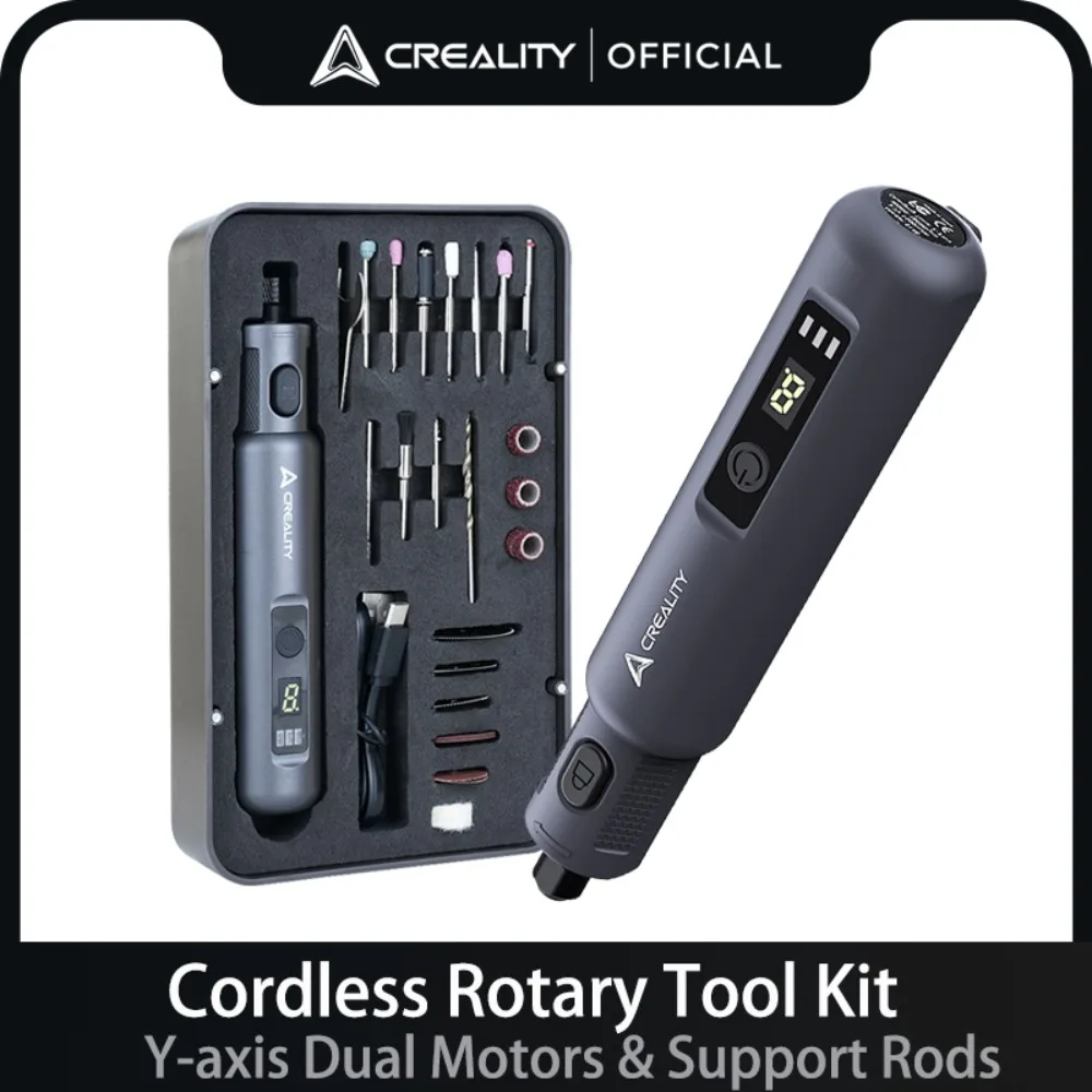 Creality Akülü Döner Alet Kiti - Cordless Rotary Tool Kit Accessories incelemesi ve fiyatı