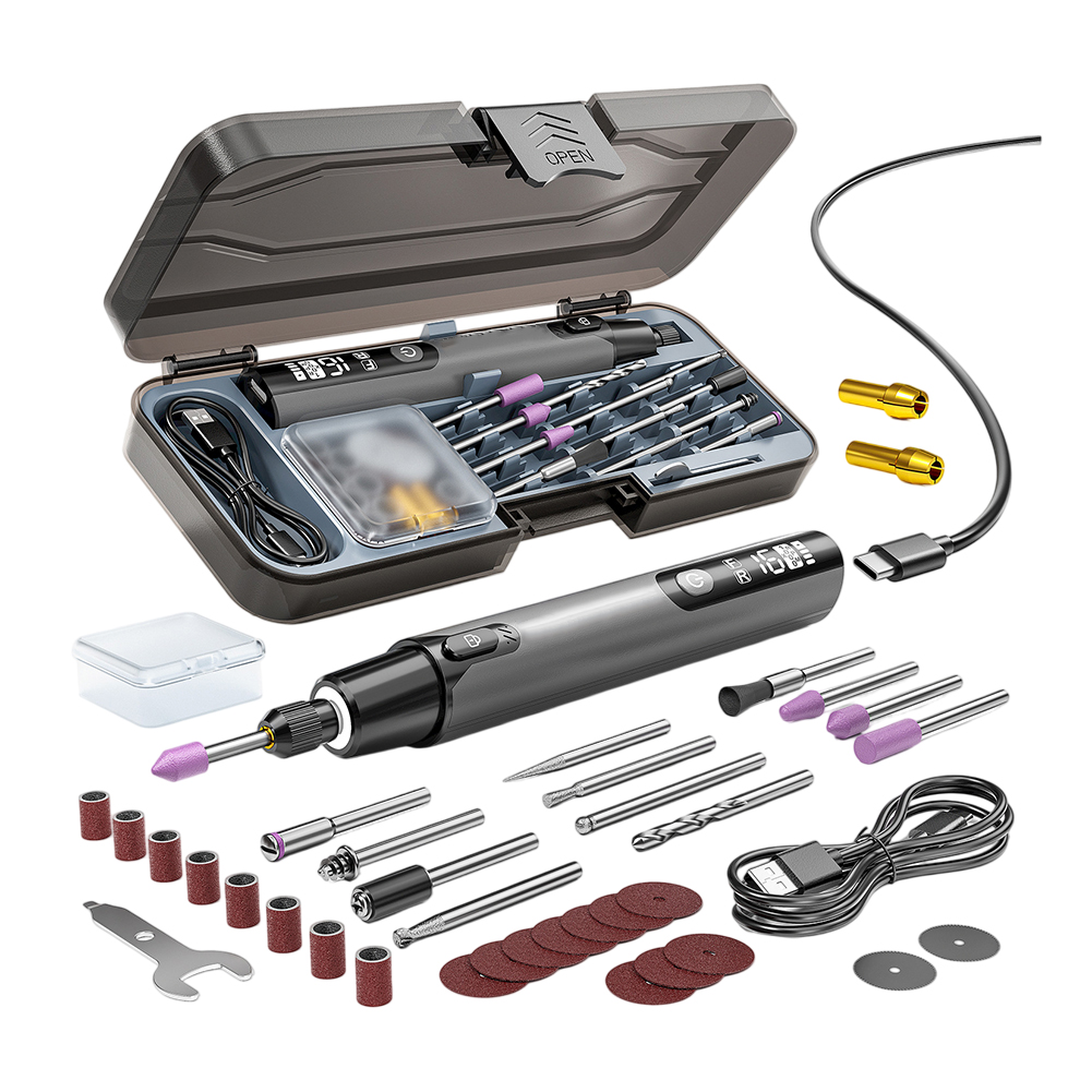 /Kablosuz /Döner /LED Ekranlı  - Cordless Rotary Tool Kit Accessories incelemesi ve fiyatı