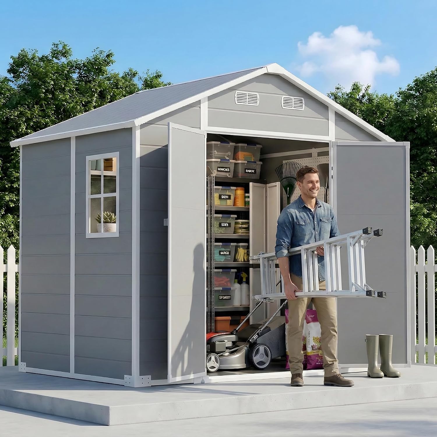 8×6 FT Yerden Su Geçirmez Bahç - Garden Tools incelemesi ve fiyatı