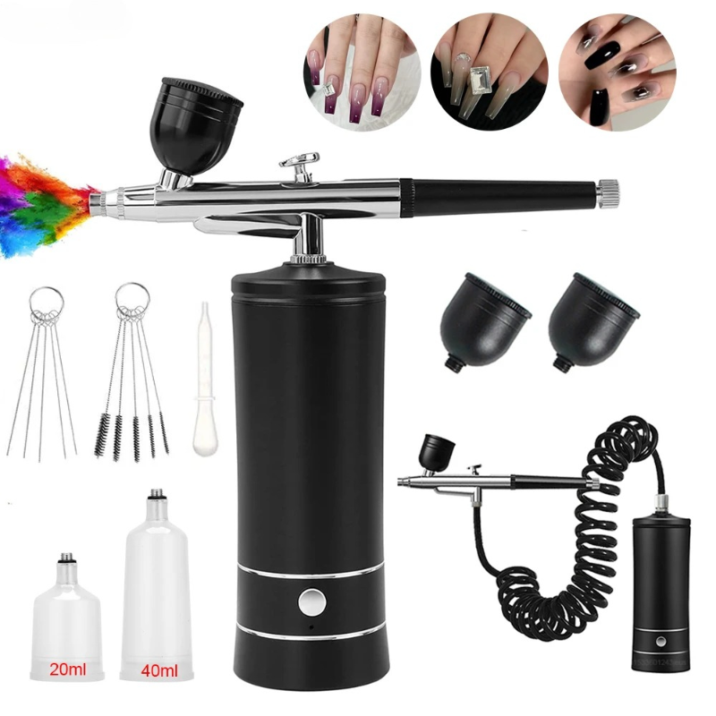 Kompresörlü Mini Airbrush ile  - Airbrush Kit With Mini Compressor incelemesi ve fiyatı
