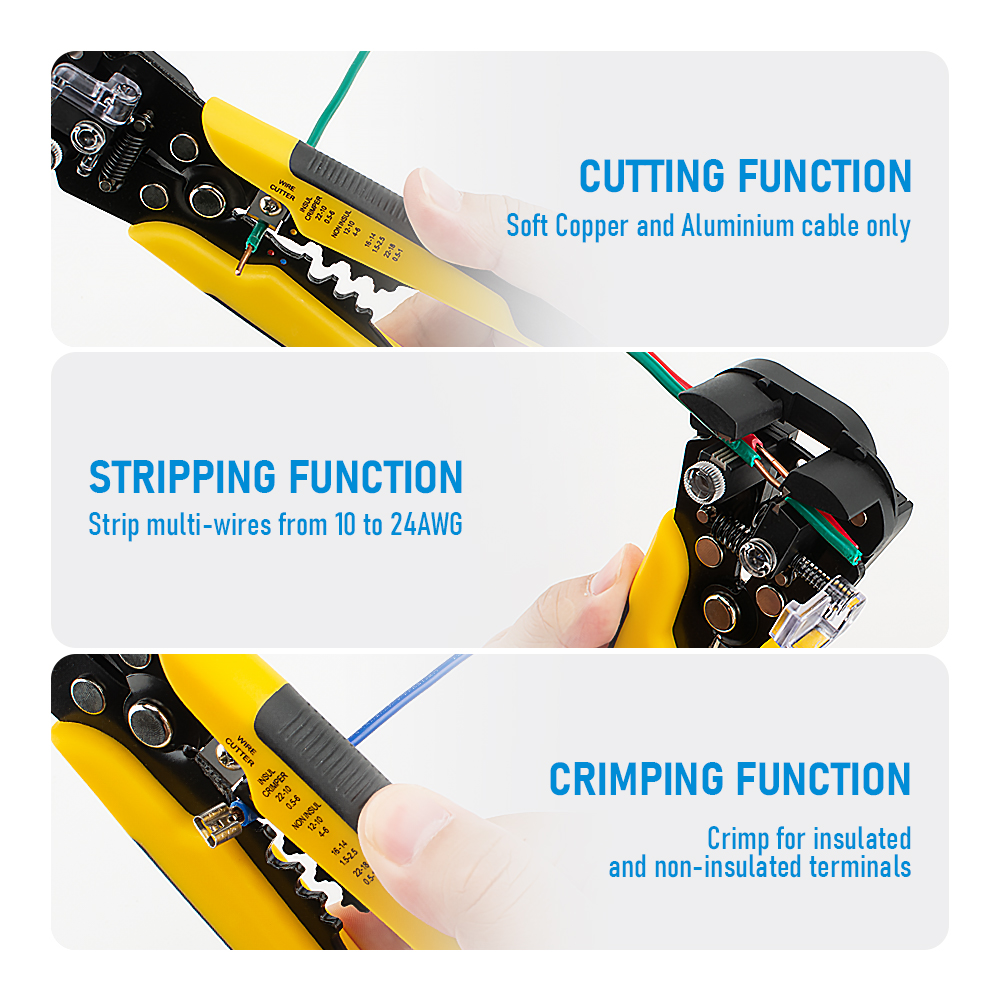 Çok Fonksiyonlu El Aleti Elekt - Automatic Wire Stripper Cutter incelemesi ve fiyatı