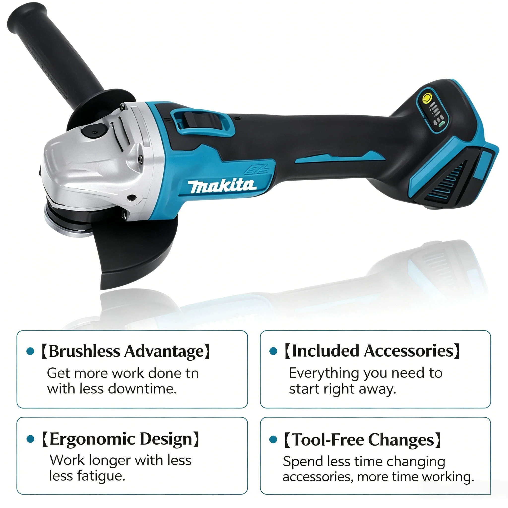 Makita DGA504 Fırçasız Açı Taş - Brushless Angle Grinder Battery Powered incelemesi ve fiyatı