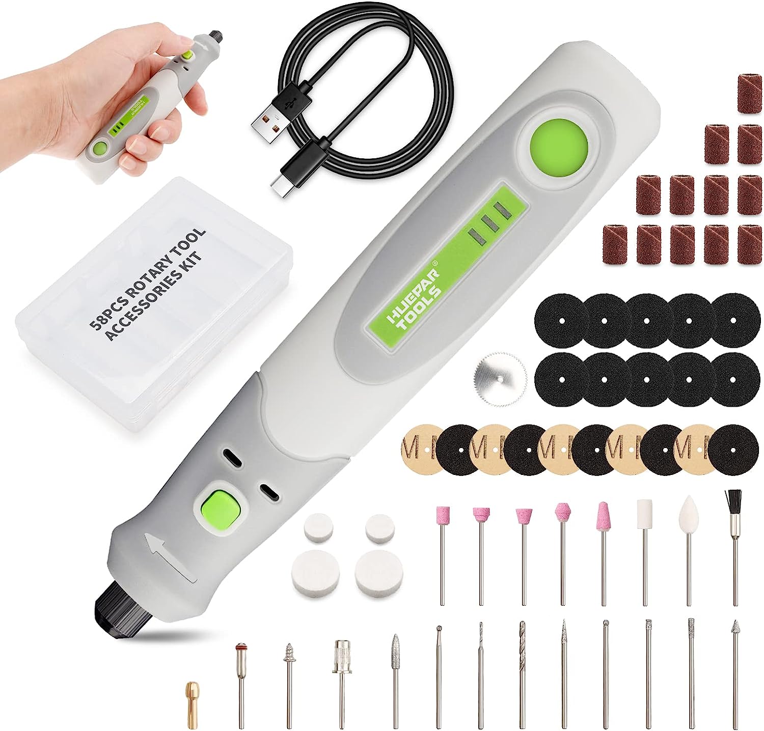 Elektrikli Matkap Kalıp Öğütüc - Cordless Rotary Tool Kit Accessories incelemesi ve fiyatı