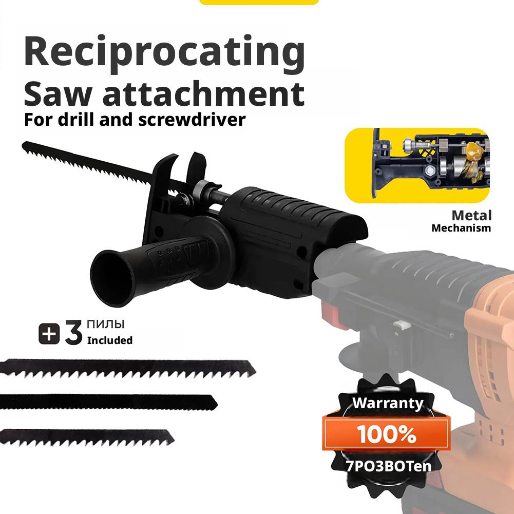 Elektrikli Matkap - Tilki Kuyr - Reciprocating Saw Attachment Drill incelemesi ve fiyatı