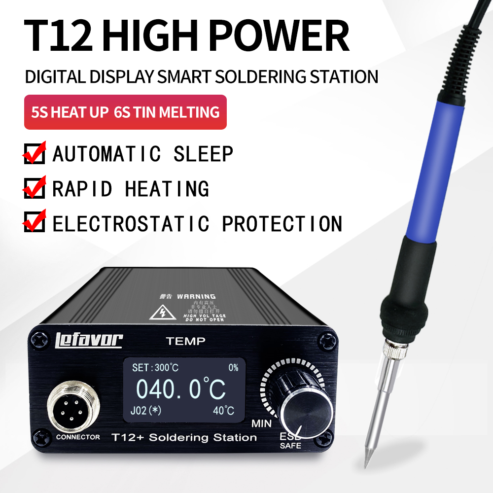 T12 + Lehimleme İstasyonu havy - Digital Soldering Station T12 incelemesi ve fiyatı